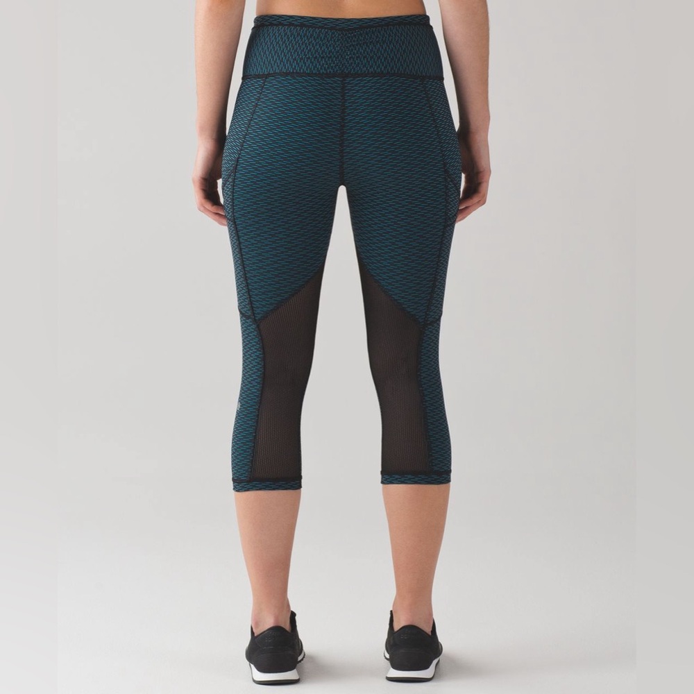 Blue Patterned Leggings - Picture 7 of 7